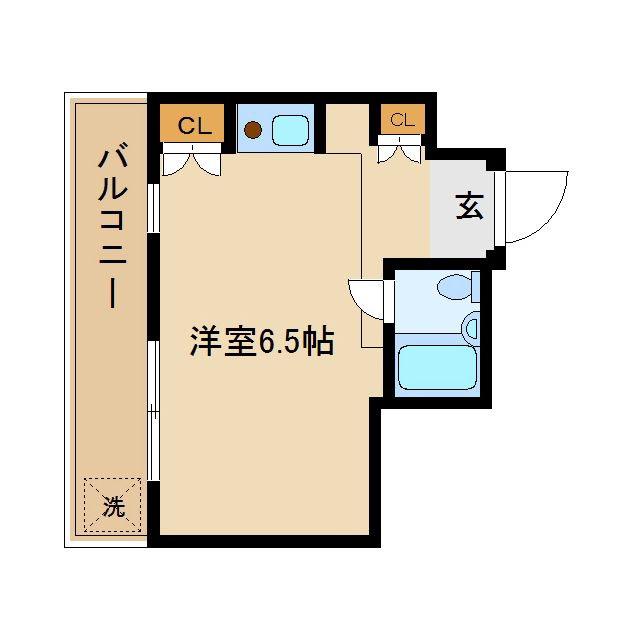 日神パレス西新宿(ワンルーム/4階)の間取り写真