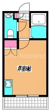 JLBグランエクリュ東小金井(ワンルーム/1階)の間取り写真
