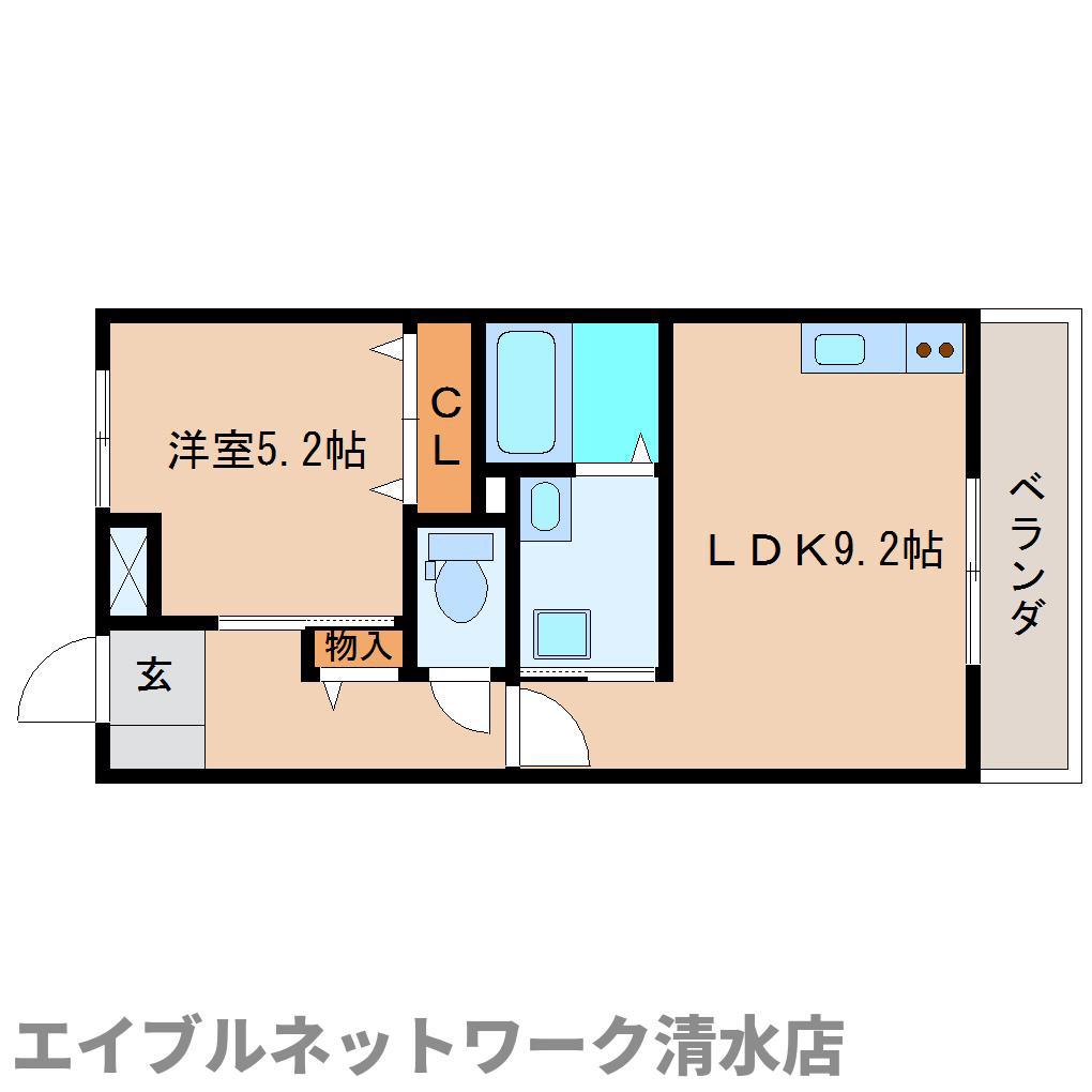 メゾン・ド・リッツ壱番館(1LDK/3階)の間取り写真