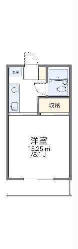 レオパレス山際(1K/2階)の間取り写真
