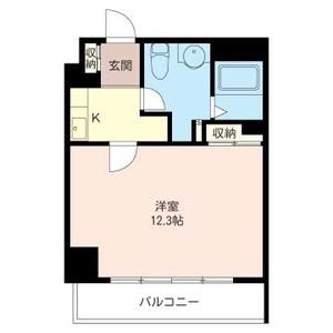 アドミラーブル横濱(1K/2階)の間取り写真
