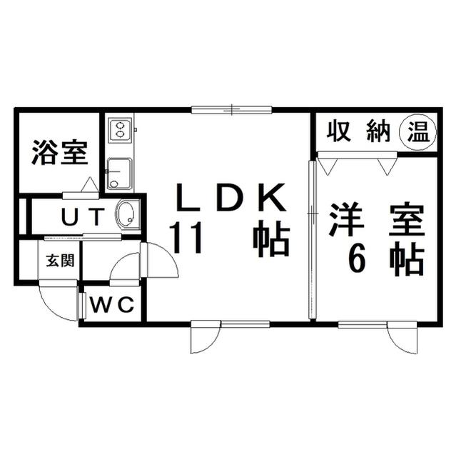 07レジェンド(1LDK/1階)の間取り写真