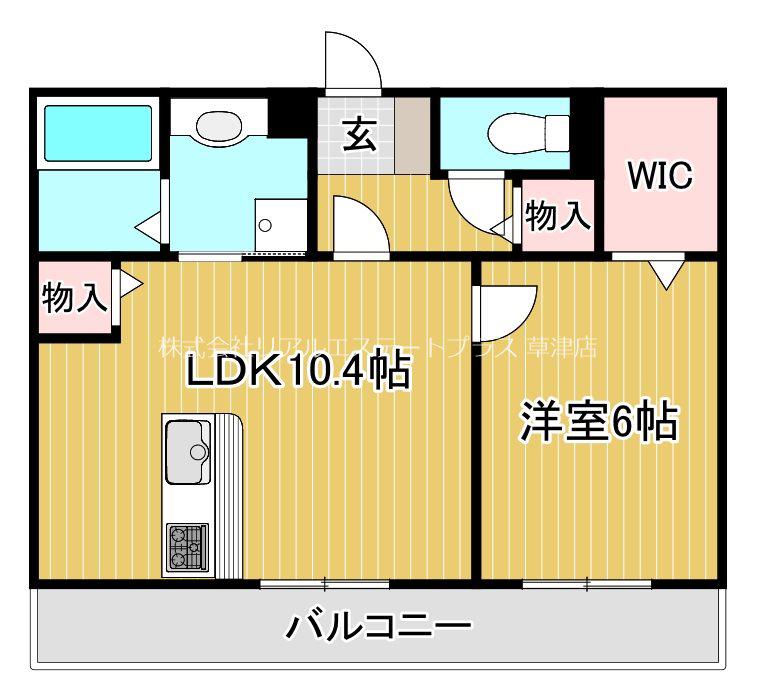BLEZIO 7(1LDK/2階)の間取り写真