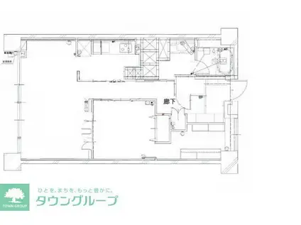 マンションロックハイツ(1SLDK/8階)の間取り写真
