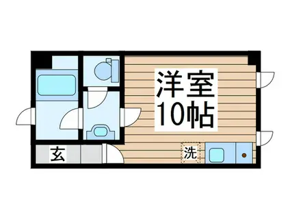 シンエイ第7船橋マンション(ワンルーム/2階)の間取り写真