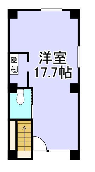 関口ビル(1K/2階)の間取り写真