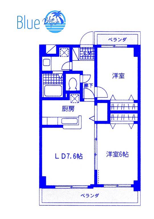 セラ・ステージ新横浜(2LDK/3階)の間取り写真