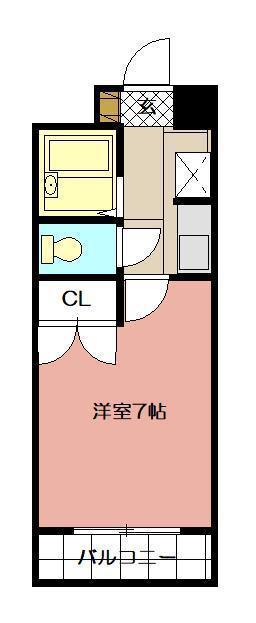 日神パレステージ九工大602(1K/6階)の間取り写真