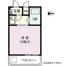 コーポ三和新大宮I号館(ワンルーム/4階)の間取り写真