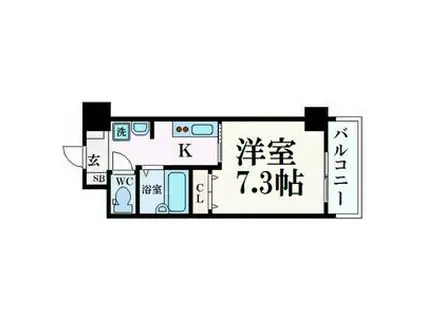 GP栄本町通(1K/11階)の間取り写真