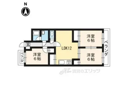グランペレ(3LDK/2階)の間取り写真