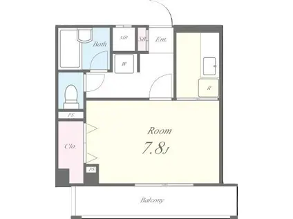 サンクチュアリ(1K/3階)の間取り写真