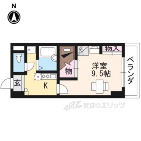 レオパレス三井田(1K/10階)の間取り写真