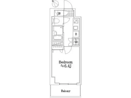 FORTUNA目白(1K/3階)の間取り写真