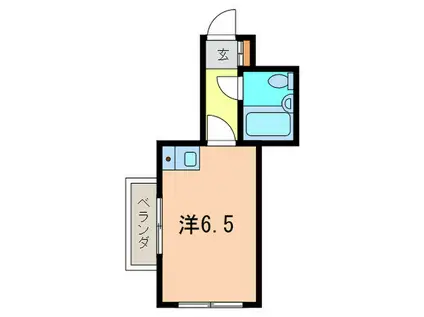 エルカーサ大塚(ワンルーム/2階)の間取り写真