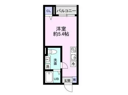 ART柴又(ワンルーム/3階)の間取り写真