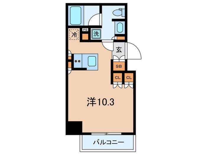 ルフォンプログレ南大塚(ワンルーム/10階)の間取り写真