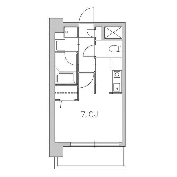 メゾン菊屋(1K/3階)の間取り写真