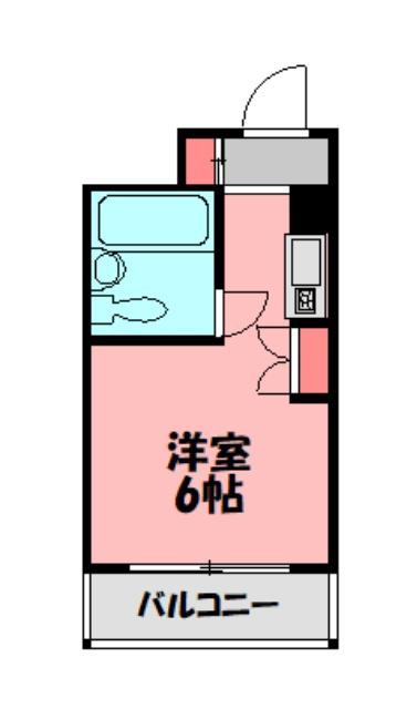 エムロード豊秀(ワンルーム/4階)の間取り写真