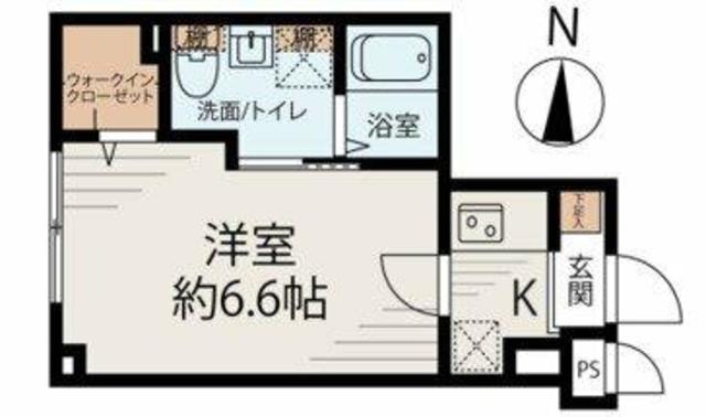SAKURA U-TOKYO(1K/4階)の間取り写真