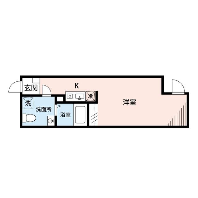 フィオーネ柴又(ワンルーム/1階)の間取り写真