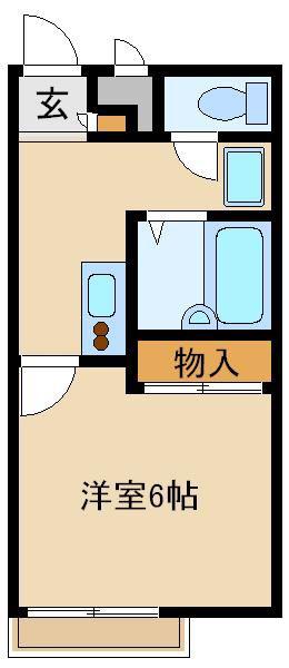 レオパレスSMILE LIFE(1K/2階)の間取り写真
