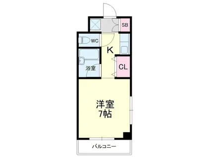 マ・メゾン中島II(1K/3階)の間取り写真