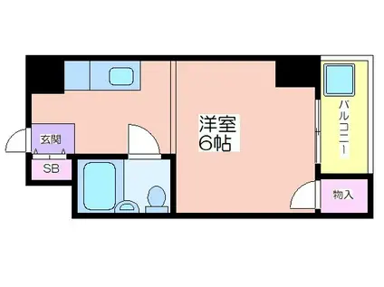 メゾンソレイユ(1K/3階)の間取り写真