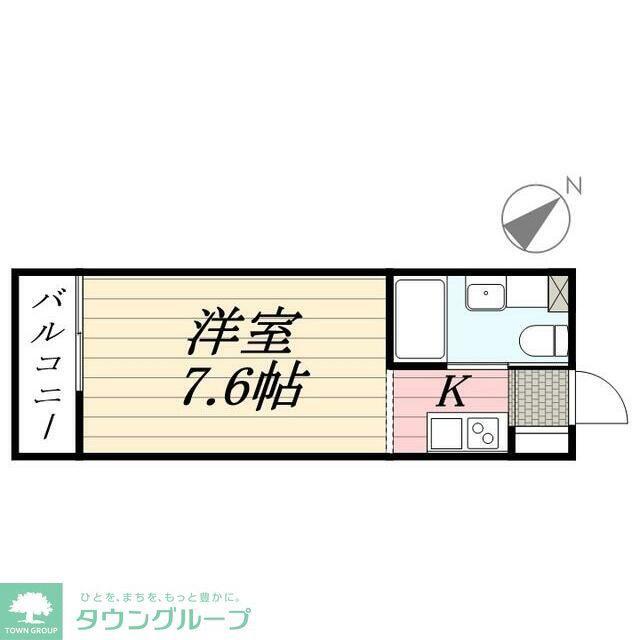 LIGERE南行徳イースト(ワンルーム/1階)の間取り写真