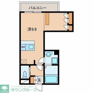 稲毛東3丁目計画(ワンルーム/1階)の間取り写真