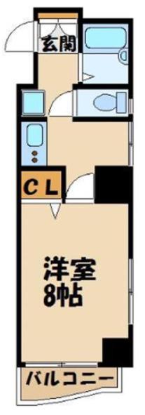 菱和パレス東十条駅前(1K/4階)の間取り写真