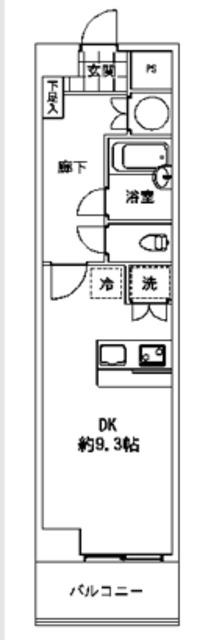ライオンズステーションプラザ大塚(ワンルーム/6階)の間取り写真