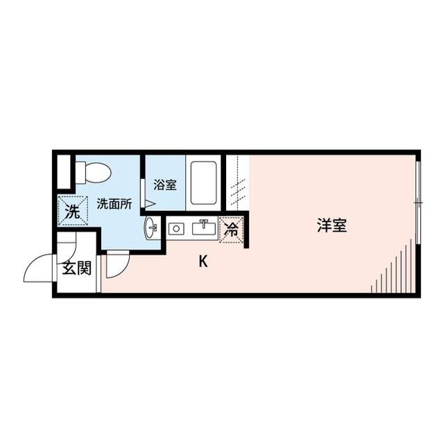 フィオーネ柴又(ワンルーム/1階)の間取り写真