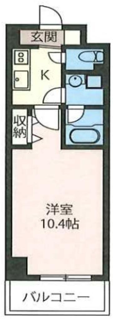 エスティメゾン秋葉原(1K/7階)の間取り写真