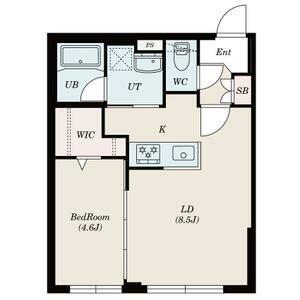 VILLA 41 KOTONI SAPPORO(1LDK/1階)の間取り写真