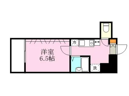 レズィダンスシャルルフロッケ山下町(1K/5階)の間取り写真