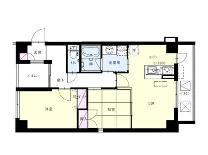 MAISON Y(1LDK/3階)の間取り写真