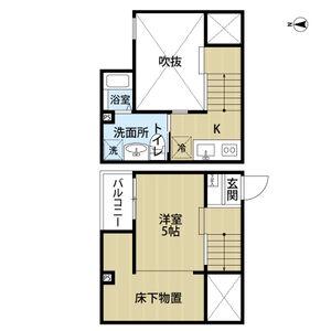 コンチェルト M(1K/1階)の間取り写真