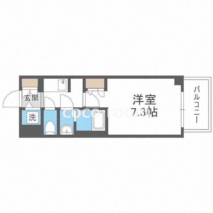 サムティ姫島FELICETO(1K/10階)の間取り写真
