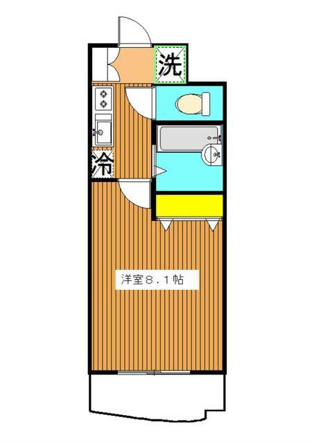 M-PLAZON(1K/3階)の間取り写真