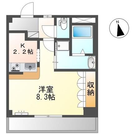 SPERANZEII(1K/2階)の間取り写真