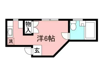 ファインコーポ上の宮(ワンルーム/1階)の間取り写真