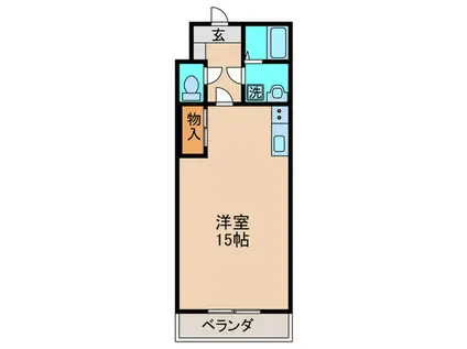 アミューズメント医生ヶ丘(ワンルーム/7階)の間取り写真