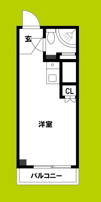 タウンハウス大阪西(ワンルーム/4階)の間取り写真