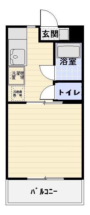 テクトピア(1DK/3階)の間取り写真