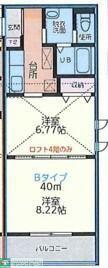 グロアール大宮(1SLDK/4階)の間取り写真