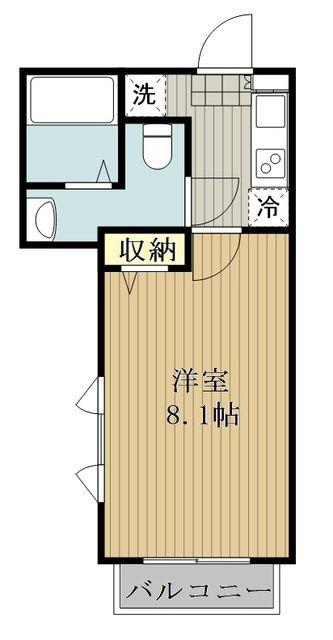 ピアコートTM大泉学園壱番館(1K/2階)の間取り写真