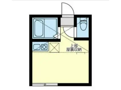 ユナイト保土ヶ谷ペトロフ(ワンルーム/1階)の間取り写真
