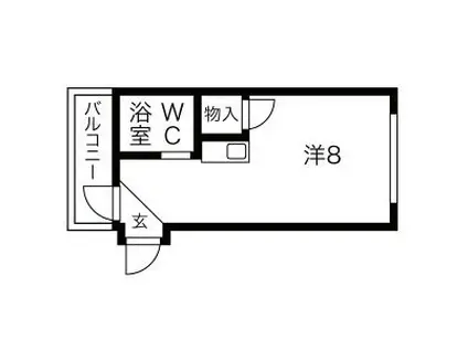 JOIE MAISON(1K/4階)の間取り写真