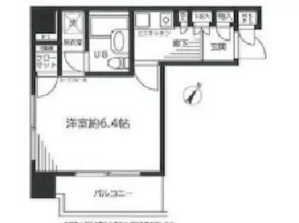 日神パレステージ南池袋第2(1K/3階)の間取り写真